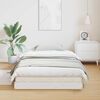vidaXL Bedframe Wit 213.5 x 104 x 9 cm Massief grenenhout
