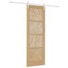 vidaXL Schuifdeur ORKDAL 73,5 x 211 cm Massief grenenhout