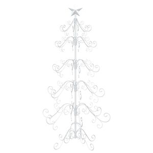 vidaXL Metalen kerstboom KUOPIO 150 cm Staal Wit