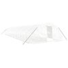 vidaXL Tuinkas met stalen frame 90 m&sup2; 18x5x2,3 m wit