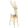 vidaXL 3D Rendier 140 LED's Warmwit 128 cm PET