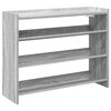 vidaXL Schoenenrek 80x25x62 cm bewerkt hout grijs sonoma eikenkleur
