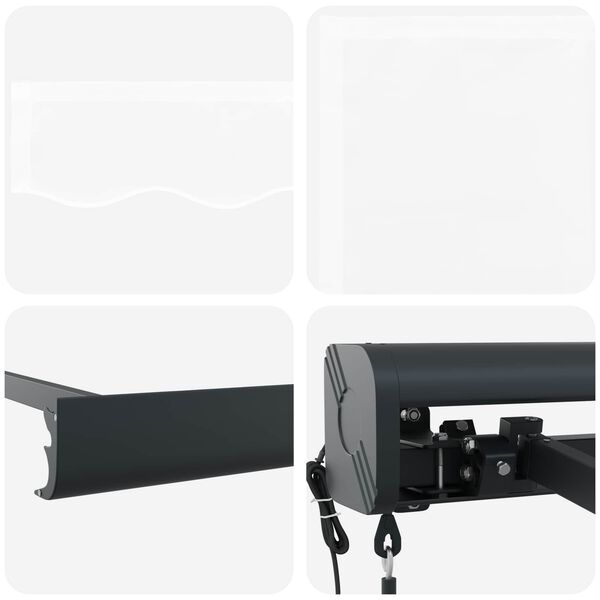 vidaXL Markies Wit 350 x 250 x 165 cm Polyester en Aluminium