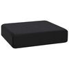 vidaXL Zitkussen 40 x 40 x 11 cm PU Schuim Zwart