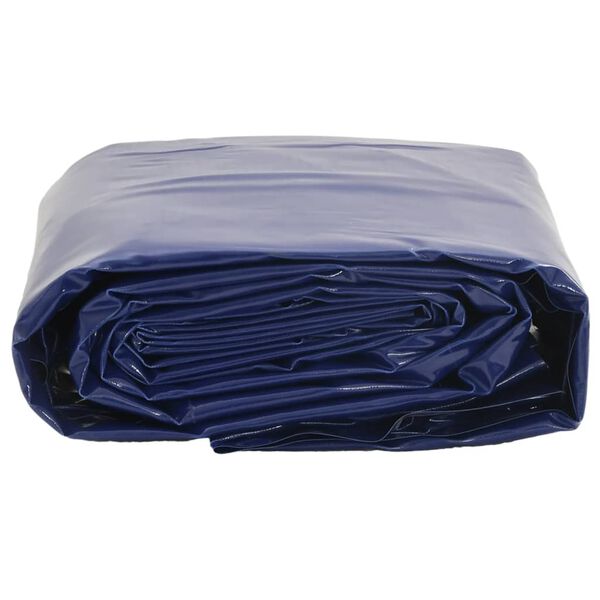 vidaXL Dekzeil 650 g/m&sup2; 1,5x2,5 m blauw