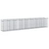 vidaXL Gabion Verhoogd Bed 3 st 400 x 50 x 80 cm Gegalvaniseerd staal