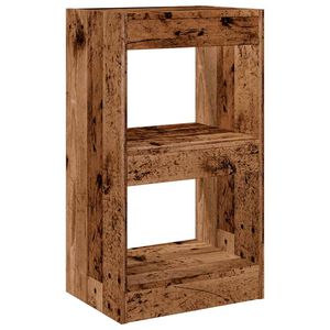 vidaXL Boekenkast / kamerscherm 40x30x72 cm oud houtkleurig