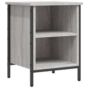 vidaXL Schoenenkast 38x35x50 cm bewerkt hout grijs sonoma eikenkleurig