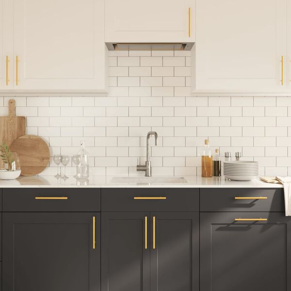 vidaXL Handvatten 20 st 128 mm roestvrij staal goudkleurig