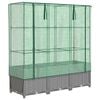 vidaXL Plantenbak verhoogd met kashoes 120x40x138 cm rattanlook