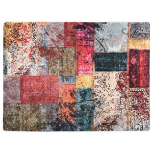 vidaXL Vloerkleed wasbaar 400x300 cm meerkleurig