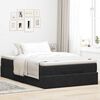 vidaXL Ottoman bed met matras 120x200cm fluweel zwart