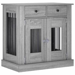 vidaXL Hond Bench Meubel Grijs Sonoma 80 x 47,5 x 80 cm Bewerkt hout