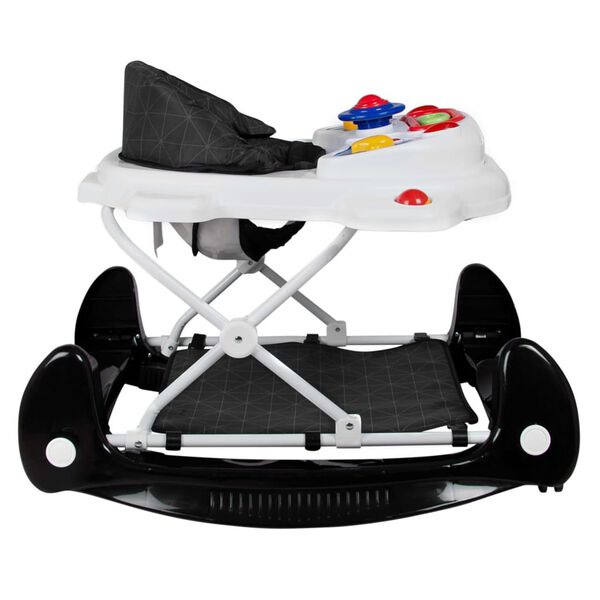 Baninni Loopspeelgoed 2-in-1 Classic diamant zwart