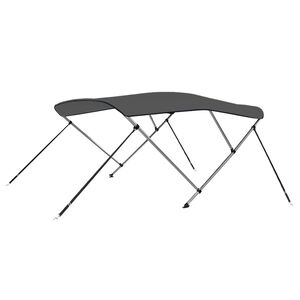 vidaXL Biminitop 3-boogs 183x140x137 cm antracietkleurig