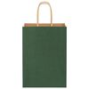 vidaXL Papieren zakken 50 st met hengsels 15x8x21 cm groen