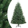 vidaXL Kunstkerstboom met scharnieren en standaard 240 cm groen