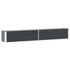vidaXL Plantenbak verhoogd 320x40x45 cm gegalvaniseerd staal antraciet