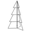vidaXL Metalen kerstboom KUOPIO 100 cm Staal Zwart