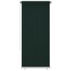 vidaXL Rolgordijn voor buiten 100x230 cm HDPE donkergroen
