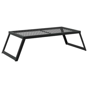 vidaXL Opvouwbare Camping Grill 58 x 31 x 2 cm Legeringen Staal Zwart
