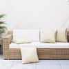 vidaXL Bankkussens 4 st 60x60 cm stof cr&egrave;mekleurig
