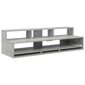 vidaXL studiobureau Betongrijs 152 x 42,5 x 36 cm Bewerkt hout