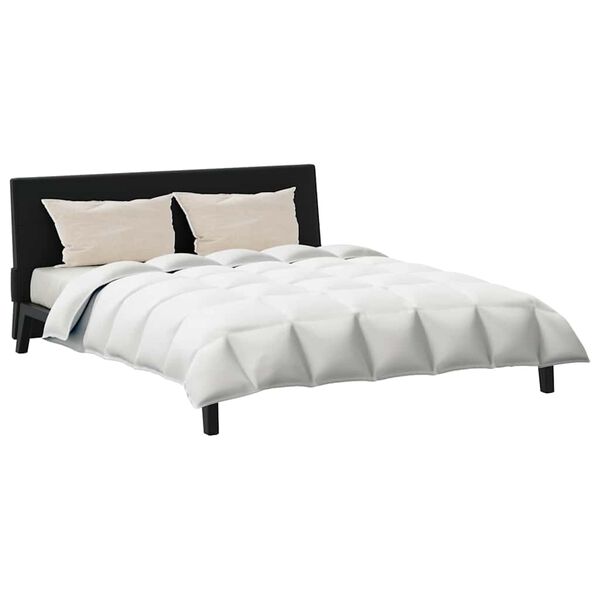vidaXL Dekbed Set met kussen 3 pcs Wit Donsveertjes