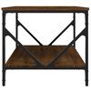 vidaXL Salontafel 90x50x45 cm bewerkt hout bruin eikenkleur