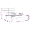 vidaXL Bedframe zonder matras massief grenenhout 160x200 cm