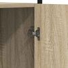 vidaXL Badkamer Kast met plank Beige 33 x 33 x 185,5 cm Bewerkt hout