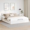 vidaXL Bedframe zonder matras 180x200 cm kunstleer wit