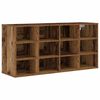 vidaXL Schoenenkast 103 x 30 x 51 cm Bewerkt hout Oudhout