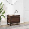 vidaXL Opbergbox met deksel 60x40x51,5 cm bewerkt hout bruin eiken