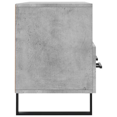 vidaXL Tv-meubel 102x36x50 cm bewerkt hout betongrijs