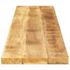 vidaXL Tafelblad rechthoekig 160x20x2,5 cm massief ruw mangohout