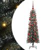 vidaXL Kunstkerstboom met 150 LED Groen 150 cm PVC en Plastic en Staal