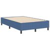 vidaXL Boxspring bed Blauw 120 x 190 cm Katoenen stof