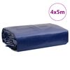 vidaXL Dekzeil 650 g/m&sup2; 4x5 m blauw