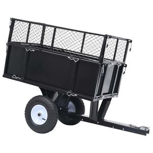 vidaXL Kiepwagen voor zitmaaiers 150 kg