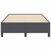 vidaXL Boxspringbed Donkergrijs 120 x 200 cm Fluweel