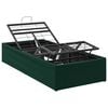 vidaXL Elektrisch Verstelbaar Bedframe Bosgroen 200 x 80 x 33,5 cm