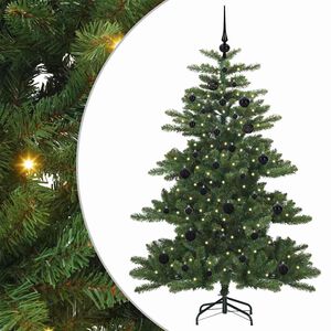 vidaXL Kunstmatige Inklapbare Kerstboom Groen 150 cm PVC en staal