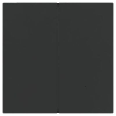 vidaXL 5-delige Tuinset met kussens poly rattan zwart en grijs