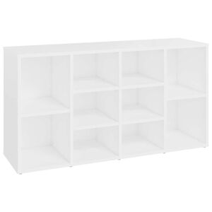 vidaXL Schoenenbank 103x30x55 cm bewerkt hout wit