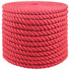 vidaXL Jute Touw 20 mm Rood 100% Tossa jute