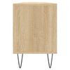 vidaXL Tv-meubel 150x30x44,5 cm bewerkt hout sonoma eikenkleurig