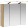 vidaXL Badkamer spiegelkast Artisanaal eiken 60 x 14,5 x 50 cm