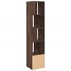 vidaXL Boekenkast 40x36x189 cm bewerkt hout bruin eikenkleurig