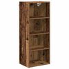 vidaXL Hangkast Oudhout 40 x 29,5 x 100 cm Bewerkt hout